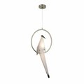 Brilliantbulb 6W Zeitler Bird LED Satin Brass Pendant BR3589318